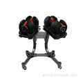 China Hot selling dumbbells that can quickly adjust 12-level weight gaining fitness essential home exercise dumbbells Factory